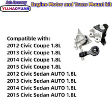 Load image into Gallery viewer, Replacement Engine Motor &amp; Transmission Mounts Compatible with 2012-2015 Civic