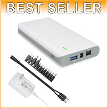 Load image into Gallery viewer, Lightweight Lithium-Ion Battery Pack with DC Output for Laptops and Cameras
