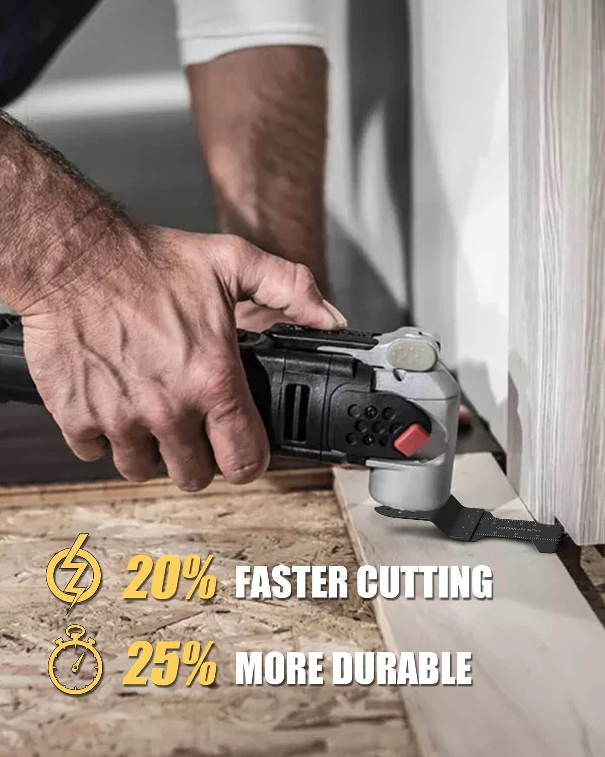 Efficient 50pcs Quick Release Oscillating Blades for All Your DIY Projects