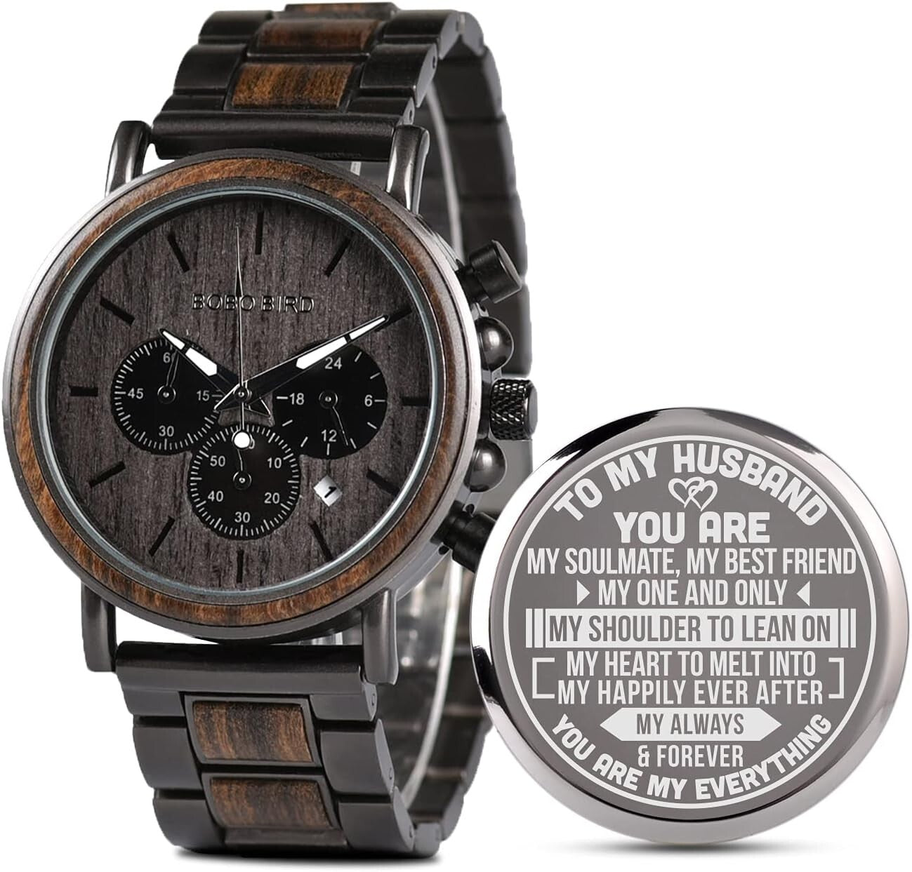 Elegant Engraved Watch for Men - Perfect Gift for Birthdays or Special Occasions