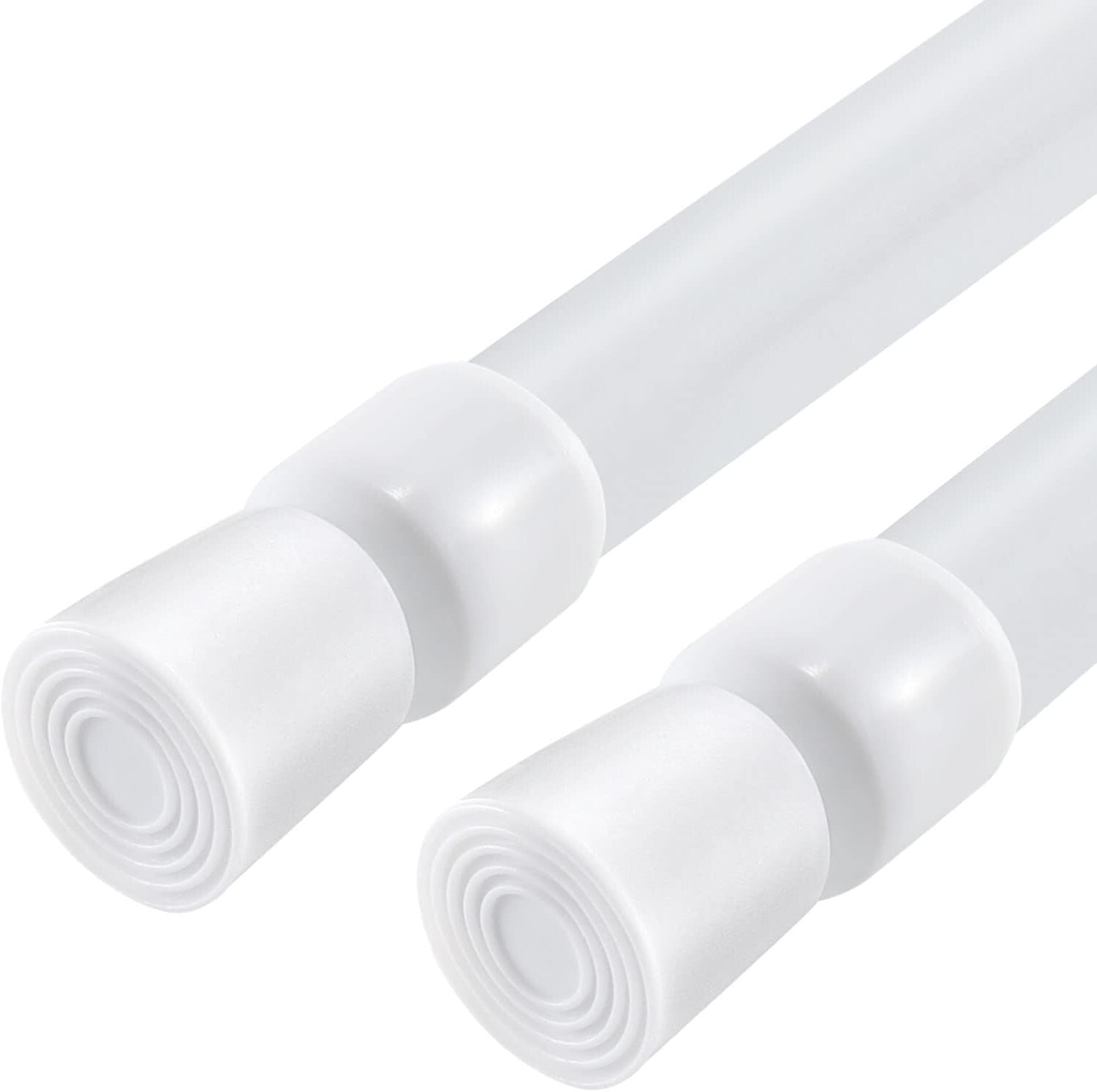 Durable 2 Pack Spring Tension Rods - Fits 53-98 Inches, Perfect for Any Room