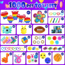 Load image into Gallery viewer, Ultimate 1000Pcs Fidget Toy Pack - Ideal for Kids' Party Goodie Bags &amp; STUFFERS