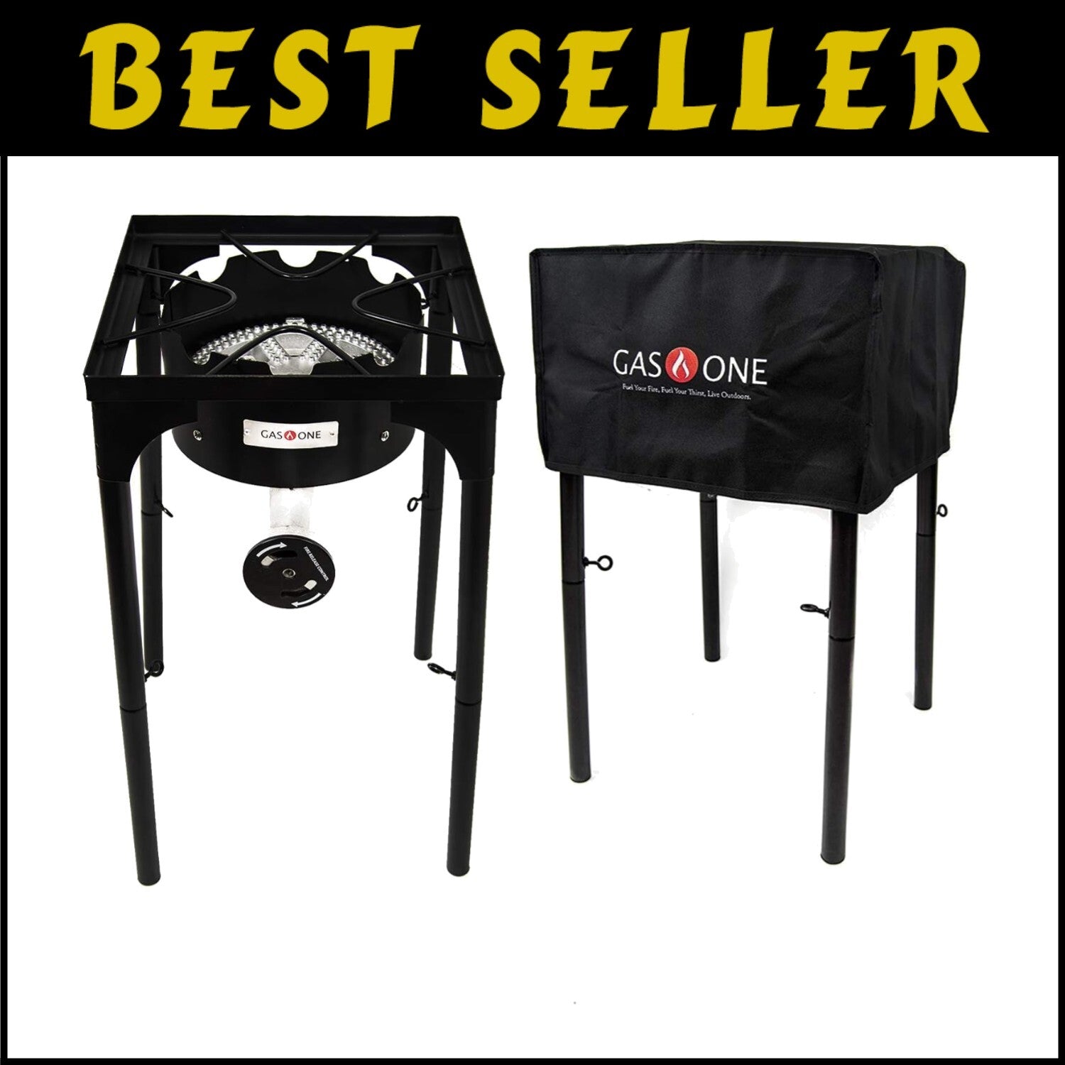 High-Performance 200,000 BTU Propane Burner - Ideal for Brews & Outdoor Cooking