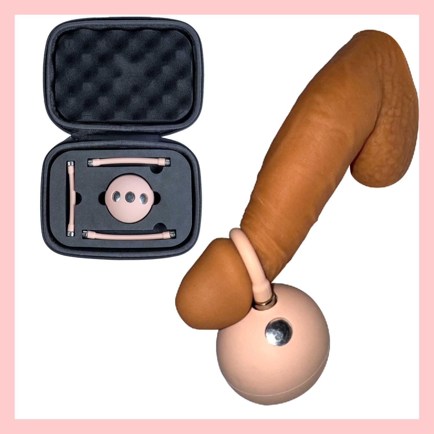 Innovative Silicone Penis Hanger with Adjustable Tension for All Skill Levels