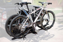 Load image into Gallery viewer, Compact 2-Bike Hitch Mount Platform with Secure Clamp for Easy Transportation