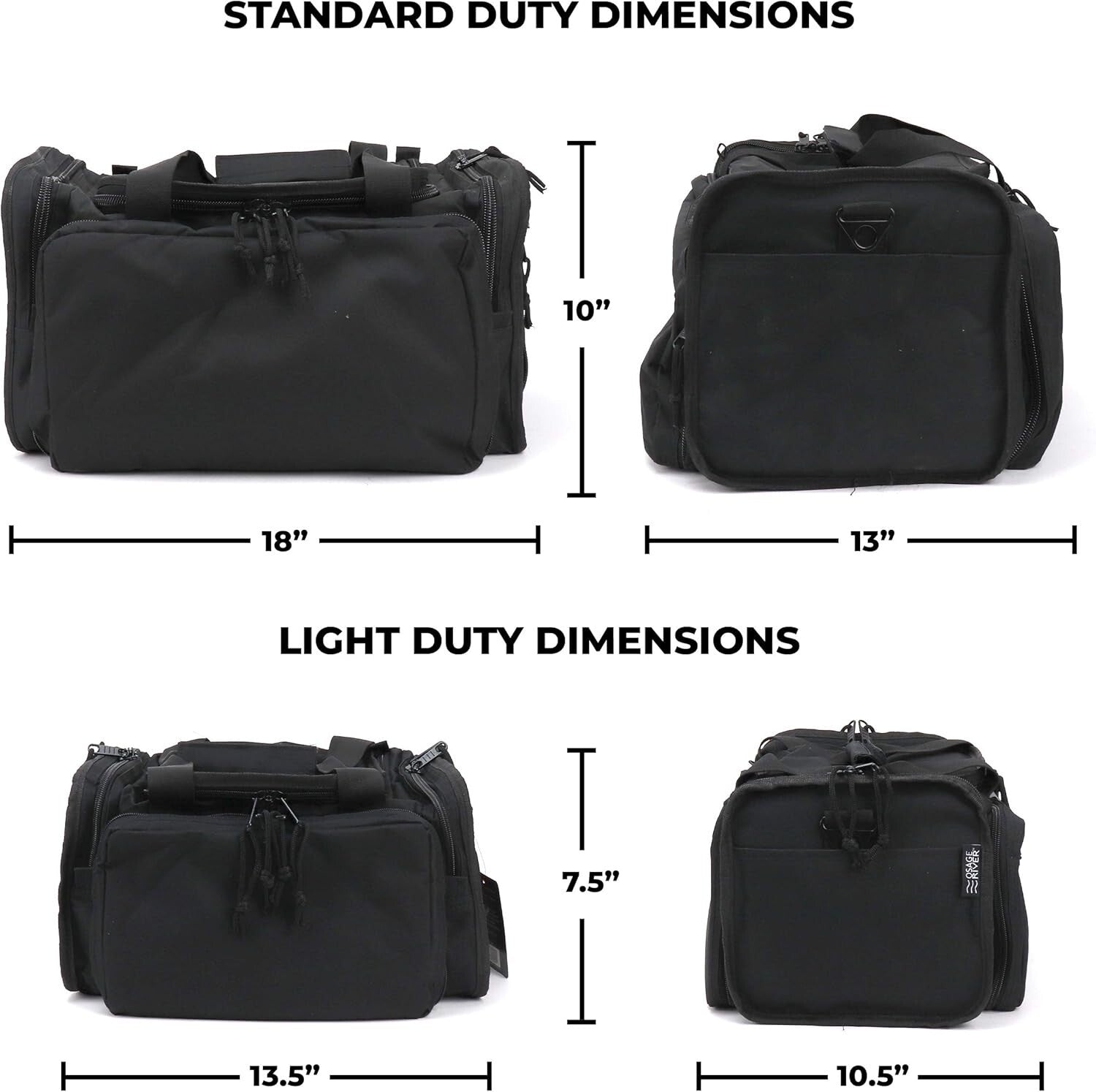 Weather-Resistant Tactical Bag for Shooting, Hunting, and Travel - 600D Nylon
