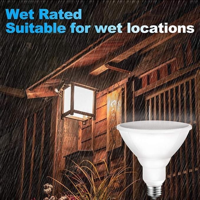 Bright 12-Pack LED Outdoor Bulbs, 11W Non-Dimmable Daylight 5000K Equivalent 90W