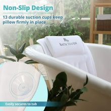 Load image into Gallery viewer, Portable Bath Pillow with Air Mesh - Relax in Style with Secure Suction