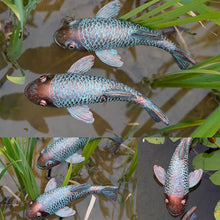 Load image into Gallery viewer, Unique Antique Koi Fish Garden Statues with 2 Iron Poles - Indoor &amp; Outdoor