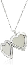 Load image into Gallery viewer, Timeless 18" Sterling Silver Heart Locket with 'You Are My Sunshine' Engraving