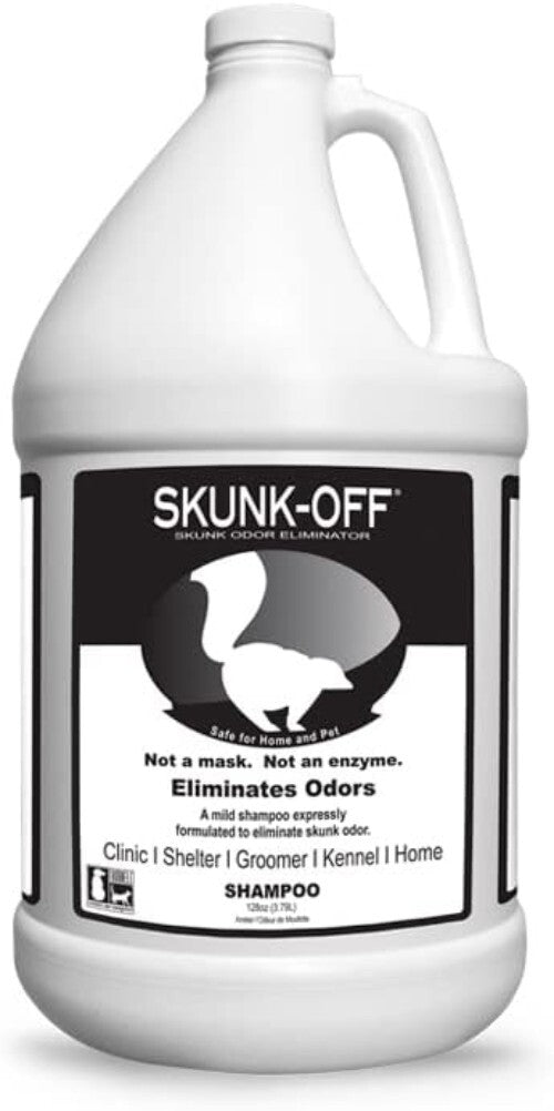 Mild Tearless Skunk Odor Remover Shampoo – Safe for Pets & Family - 1 Gallon