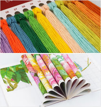 Load image into Gallery viewer, Beginners Colorful Flower Cat Cross Stitch Kit - Easy DIY Embroidery 18x18