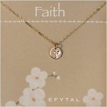 Load image into Gallery viewer, Timeless 14k Gold Filled Cross Necklace - Ideal for Women’s First Communion