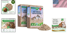 Load image into Gallery viewer, Pet-Approved Jumbo Natural Paper Bedding (356L - 2-Pack) for Ultimate Comfort