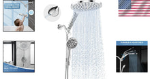 Load image into Gallery viewer, All-in-One 2-in-1 Dual Handheld Shower Head with 10 Modes &amp; Rainfall Experience