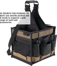 Load image into Gallery viewer, CLC Large Water-Repellent Tool Carrier with 22 Pockets for Organized Maintenance