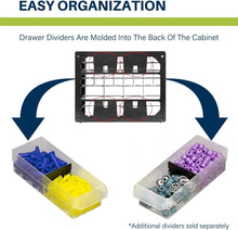Load image into Gallery viewer, 64-Drawer Heavy-Duty Plastic Storage Cabinet for Garage &amp; Classroom Organization