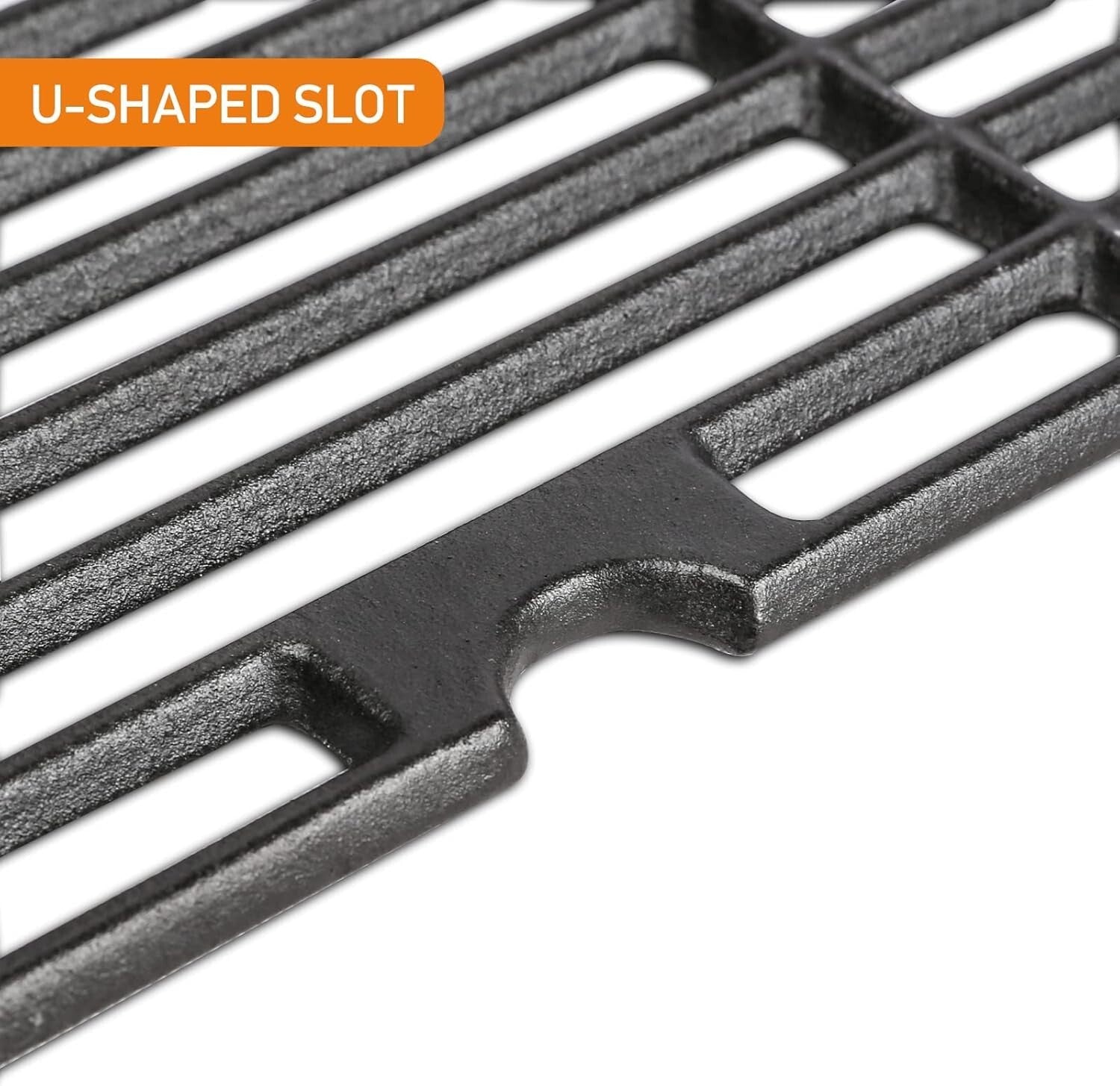 Durable 18 Inch Cast Iron Grill Replacement Grates - Ideal for Charbroil Models