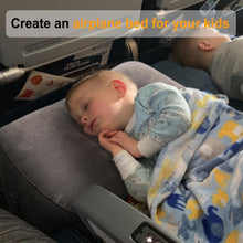 Load image into Gallery viewer, Portable Kids Airplane Bed and Adult Footrest - Inflatable, Lightweight Design