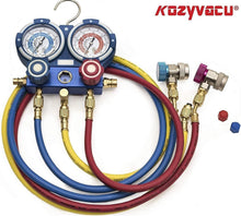 Load image into Gallery viewer, Versatile AC Repair Tool Kit with Manifold Gauge Set for R134A, R22, R410A