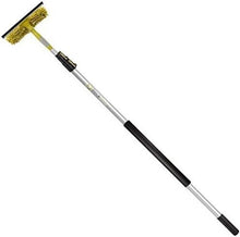Load image into Gallery viewer, High Reach Extendable Pole 5-12 Ft with Window Squeegee &amp; Chenille Scrubber