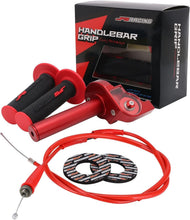 Load image into Gallery viewer, CNC Aluminum 7/8" Quick Twist Motorcycle Throttle - Includes Cable &amp; Grips