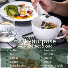 Load image into Gallery viewer, Versatile 4-Piece Bone China Cereal Mug Set - Ideal for Coffee &amp; Snacks