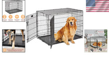 Load image into Gallery viewer, Life Stages 42" Metal Dog Crate with Enhanced Security for Large Dogs 71-90lbs