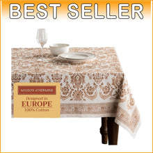 Load image into Gallery viewer, Charming 100% Cotton Table Cover 60" x 120" - Ideal for Dining &amp; Festive Themes