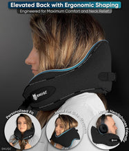 Load image into Gallery viewer, Reversible Soft Neck Pillow with Adjustable Straps - Perfect for Air Travel