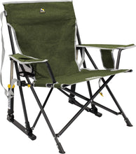 Load image into Gallery viewer, Compact Kickback Rocker Folding Chair for Camping - 250 lbs Capacity, Easy Setup
