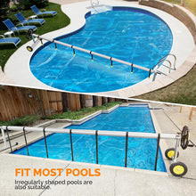 Load image into Gallery viewer, Adjustable In-Ground Pool Cover Reel - Easy Maneuver Solar Cover System