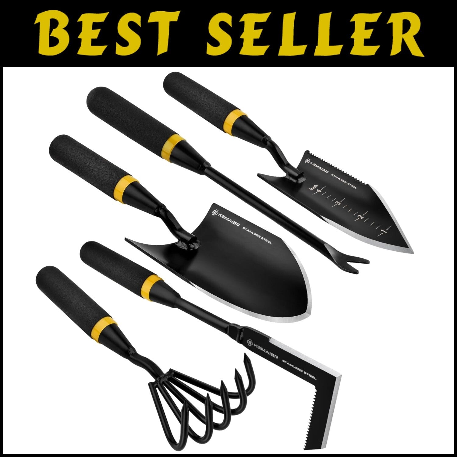 Ultimate 5-in-1 Gardening Tool Set - Precision Engineered Stainless Steel