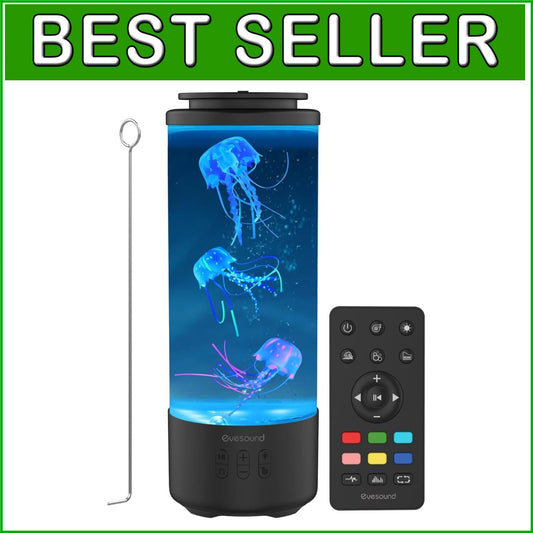 Elegant Bluetooth Jellyfish Lamp with 7 Colors & White Noise for Relaxation