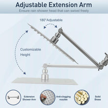 Load image into Gallery viewer, 12-Inch Brushed Nickel High Pressure Dual Rain Shower Head with Handheld Option
