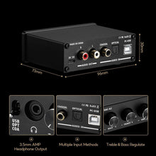 Load image into Gallery viewer, All-in-One DAC Headphone Amplifier with Versatile Inputs &amp; Exceptional Quality