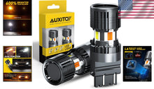 Load image into Gallery viewer, High Brightness Switchback LED Bulbs 3157 - Dual Function Amber/White, 2 Pack