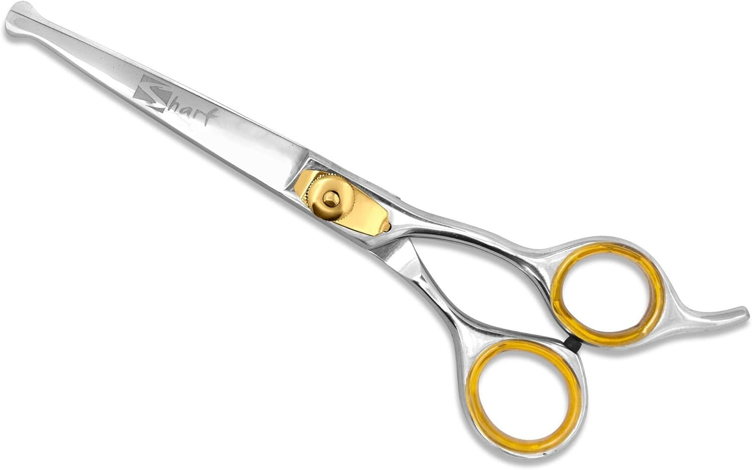 Professional 6.5" Stainless Steel Dog Grooming Scissors with Rounded Tips