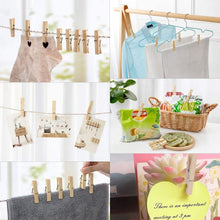 Load image into Gallery viewer, 500pcs Heavy Duty Wooden Clothespins for Laundry &amp; Craft Projects - 3 Inches