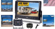 Load image into Gallery viewer, Reliable 7 Inch Wired Backup Camera - 1080P HD Night Vision for Trucks &amp; RVs