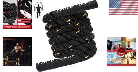 Durable Weighted Skipping Rope 5.4LB | Perfect for Cardio and Strength Training