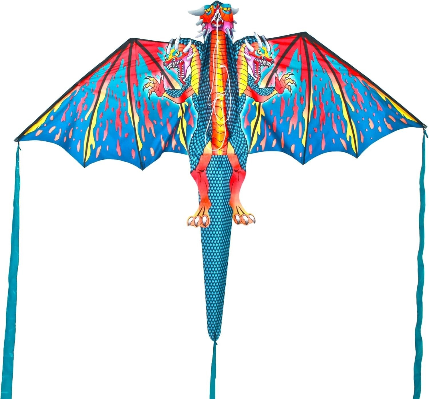 Ultimate 3D Dragon Kite - Lightweight Fiberglass, Family Fun & Adventure