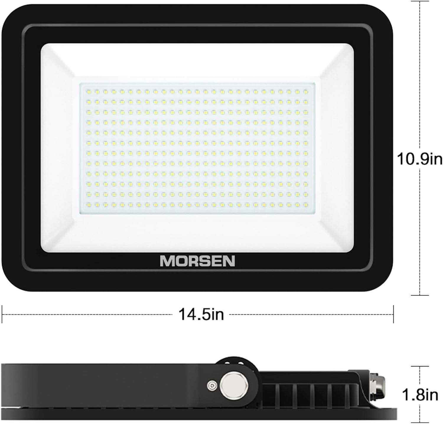 High-Efficiency Outdoor Security Lights, 30000lm Daylight White LED Floodlight