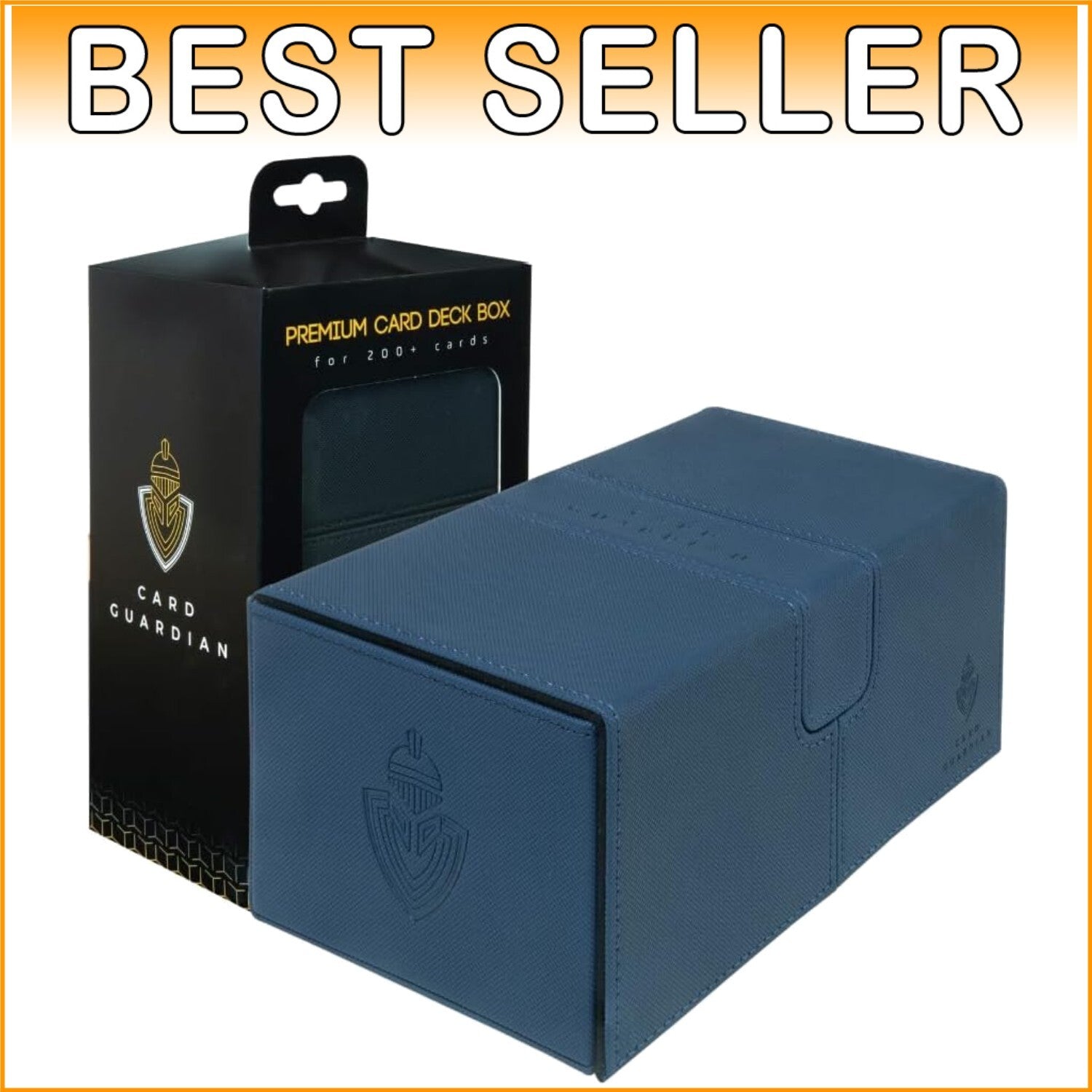 Elegant Blue Card Case - Premium Storage for Magic the Gathering & More