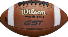 Load image into Gallery viewer, GST Leather Game Football - Junior Size, Premium Grip, Ideal for Ages 9-12