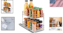 Load image into Gallery viewer, Organize Spices Effortlessly with Heavy-Duty Pull-Out Rack, Lifetime Limited