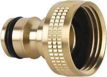 Load image into Gallery viewer, Quick Connect Brass Garden Hose Fittings - 4 Female &amp; 4 Male Adapters Included