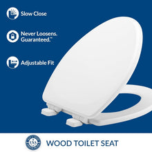 Load image into Gallery viewer, Quick Install White Elongated Toilet Seat 2-Pack - Non-Slip Heavy Duty Design
