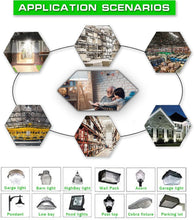 Load image into Gallery viewer, 100W LED Corn Bulbs - 2-Pack, E26/E39 for Commercial Use, 15000 Lumens, 5000K