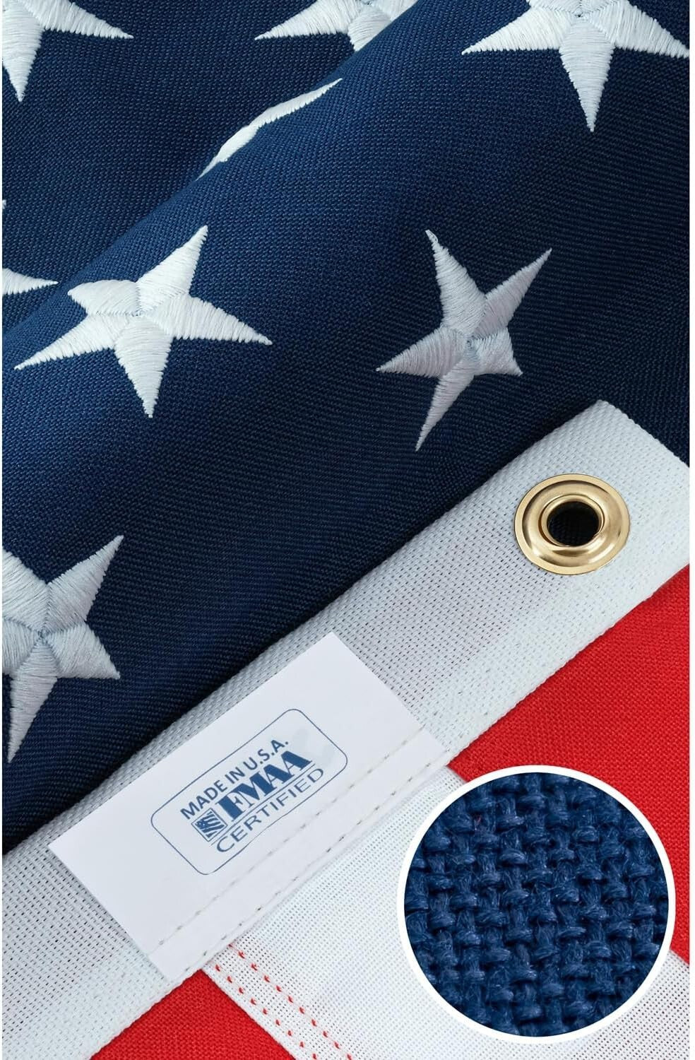 FMAA Certified 3x5 Heavy Duty American Flag - Designed for Extreme Weather